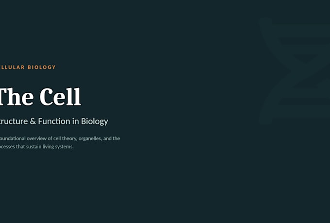 design profrssional biology powerpoint presentations